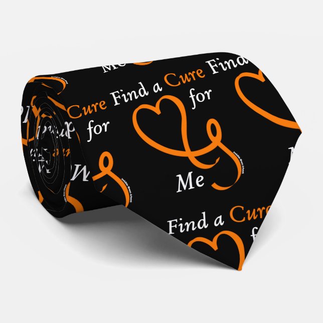 Find a Cure/Heart/Me...RSD/CRPS Tie (Rolled)