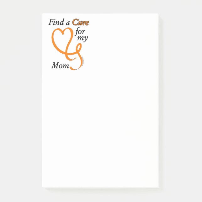 Find a Cure/Heart/Mum...RSD/CRPS Post-it Notes (Front)