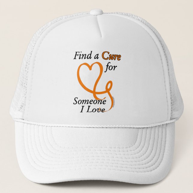 Find a Cure/Heart/Someone I Love...RSD/CRPS Trucker Hat (Front)
