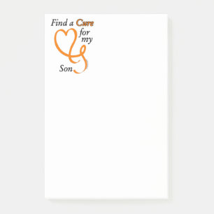 Find a Cure/Heart/Son...RSD/CRPS Post-it Notes