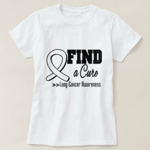 Find a Cure Lung Cancer Awareness T-Shirt