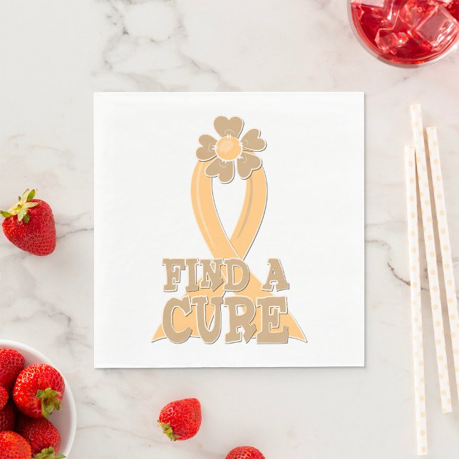 Find A Cure Paper Napkins (Creator Uploaded)