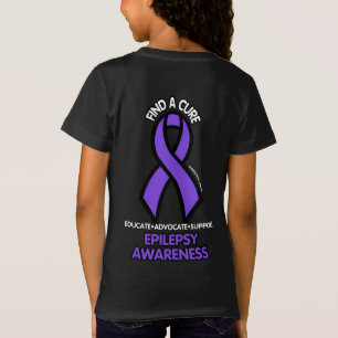 Find a Cure Ribbon...Epilepsy T-Shirt