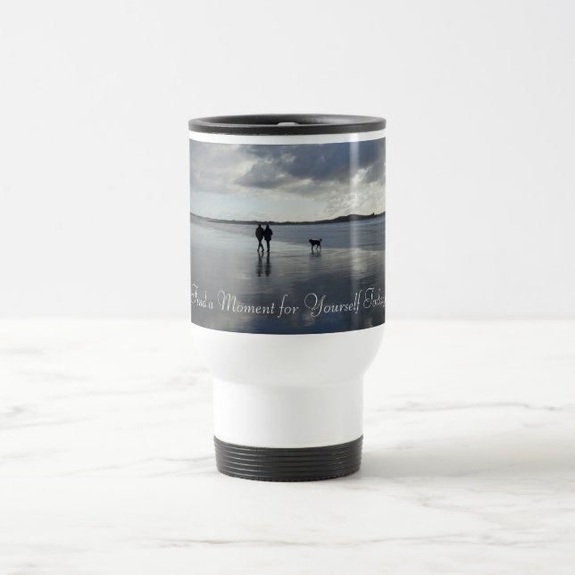 Find a Moment for Yourself Today, Quote Coffee Mug (Center)