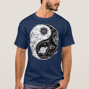 Find Balance Yin Yang, Positive Vibes Yoga Motivat T-Shirt