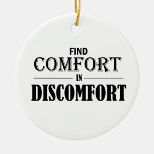 Find Comfort In Discomfort Ceramic Tree Decoration