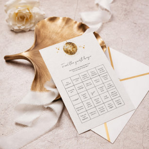 Find Guest Bingo Disco Ball Bridal Shower Game