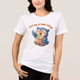 Find Joy in Little Things – Positive Tri-Blend Shirt