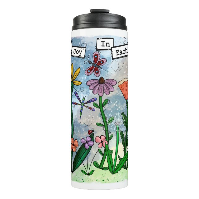 Find Joy in the Day  Thermal Tumbler (Front)