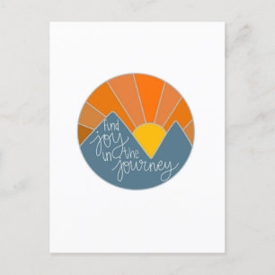Find Joy in the Journey Postcard