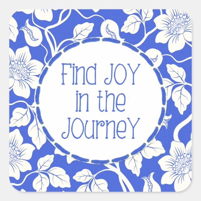 Find JOY in the Journey! Square Sticker (Front)