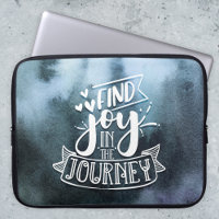 Find Joy In The Journey Watercolor Electronics Bag