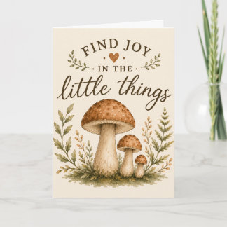 Find Joy in the Little Things Blank Card
