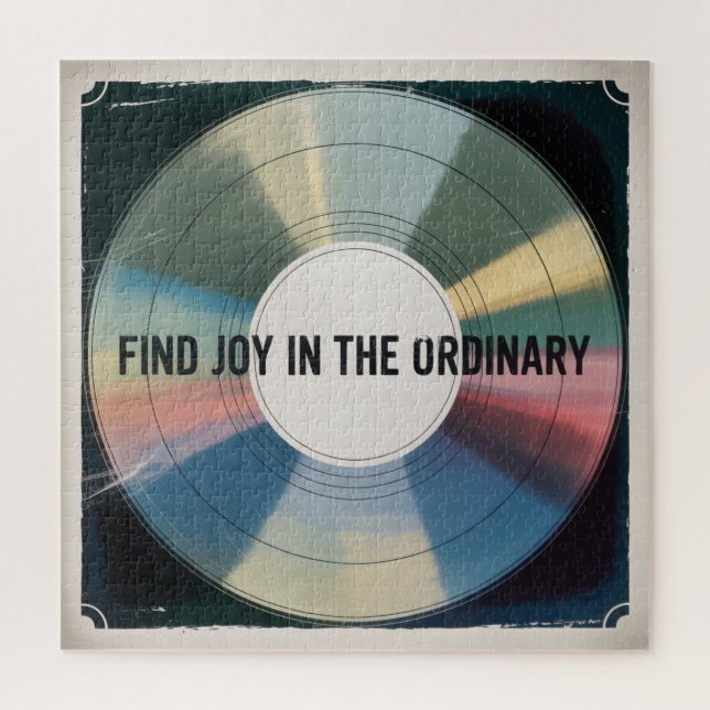 Find Joy In The Ordinary Jigsaw Puzzle (Vertical)