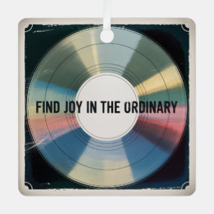 Find Joy In The Ordinary Metal Tree Decoration
