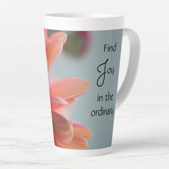 Find Joy  Latte Mug (Right Angle)