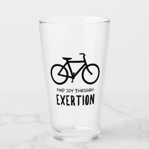 Find Joy Through Exertion Cycling Glass
