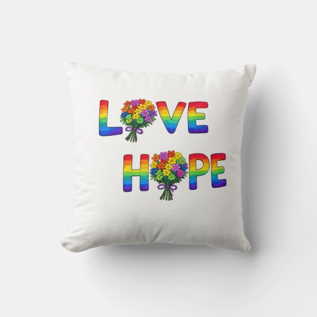 Find love in Hope Cushion (Front)