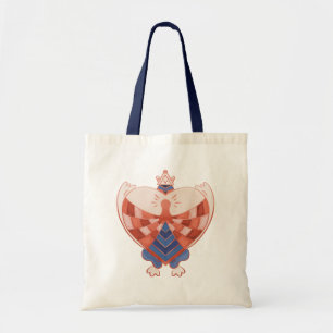 Find My Heart: Heart-shaped Lock Block Tote Bag