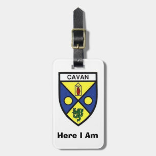 Find My Luggage Personalised Cavan County ID Tag. Tag