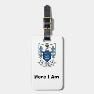 Find My Luggage Personalised Clare County ID Tag. Luggage Tag