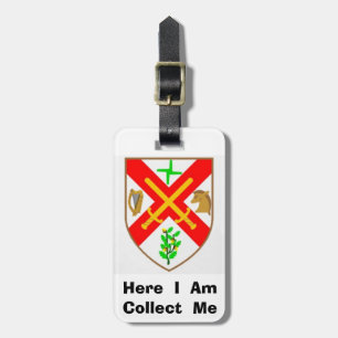 Find My Luggage Personalised Kildare County ID Tag