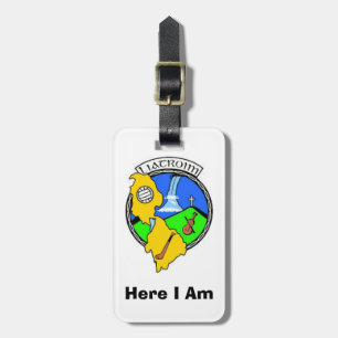 Find My Luggage Personalised Leitrim County ID Tag