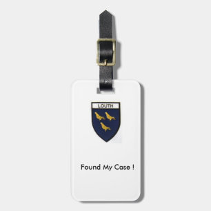 Find My Luggage Personalised Louth County ID Tag. Luggage Tag