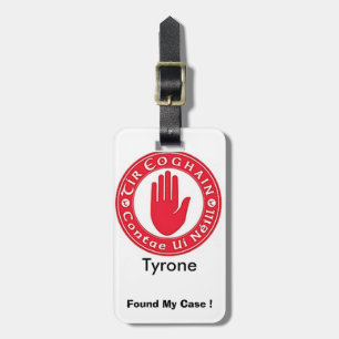 Find My Luggage Personalised Tyrone County ID Tag