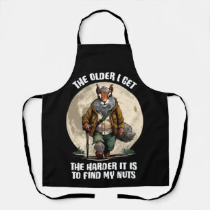 Find My Nuts - funny squirrel Apron