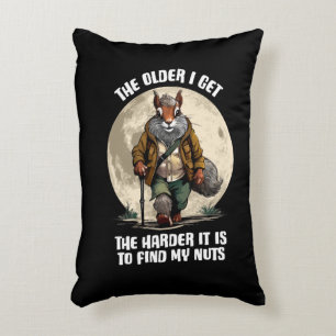Find My Nuts - funny squirrel Decorative Cushion