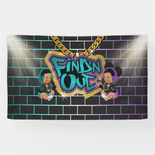 Find 'N Out Banner! Gender Reveal! Banner