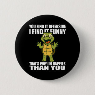 Find Offensive Find Funny Adult Humour Quote 6 Cm Round Badge