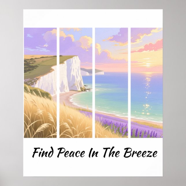 FIND PEACE IN THE BREEZE POSTER (Front)