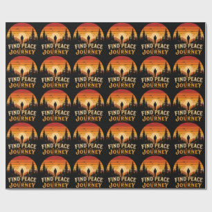 Find Peace In The Journey Wrapping Paper