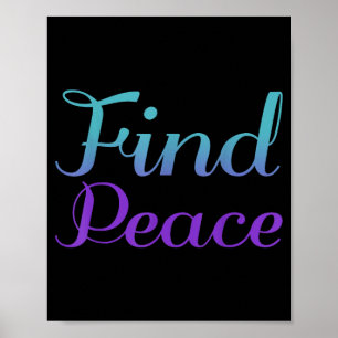 Find Peace Prevention Poster