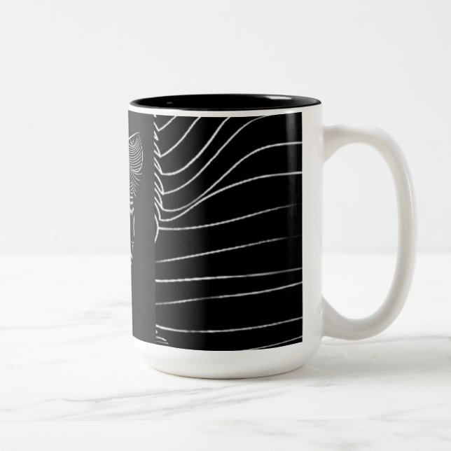 Find Serenity in Every Sip – A Moment of Calm Two-Tone Coffee Mug (Right)