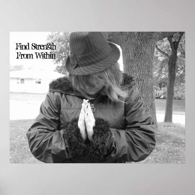 Find Strength From Within Poster (Front)