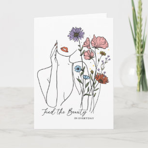 Find The Beauty In Everyday Inspirational Quote  Card