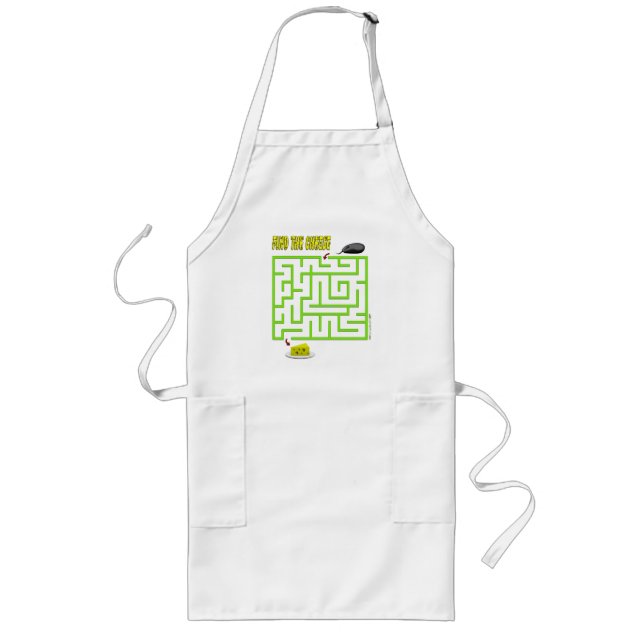 Find the Cheese Mouse Maze Game Apron (Front)