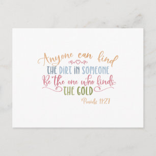 Find The Dirt In Someone Religious Ideas Postcard