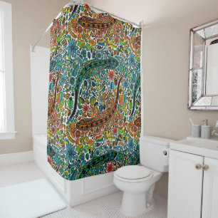 Find the geckos shower curtain