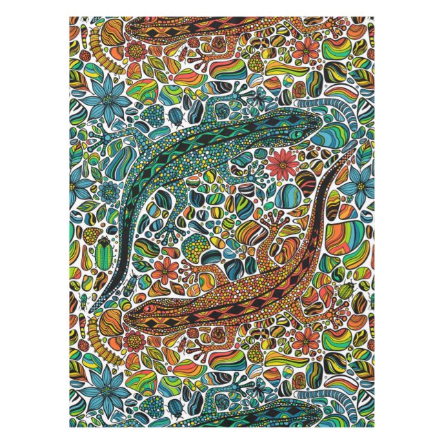 Find the geckos tablecloth (Front)