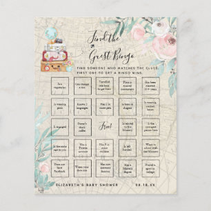 Find The Guest Bingo Baby Shower Game