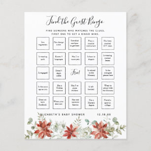 Find The Guest Bingo Baby Shower Game