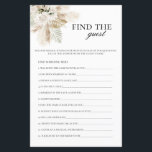 Find the Guest Boho Bridal Shower Game<br><div class="desc">Find the Guest Boho Bridal Shower Game</div>