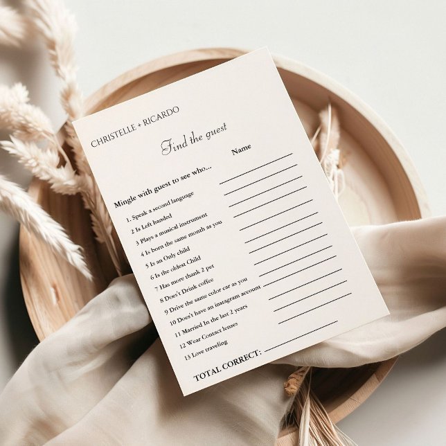Find the guest bridal shower game announcement (Creator Uploaded)