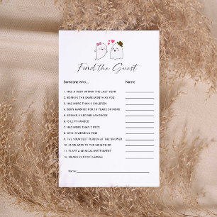 Find the Guest Little Boo Fall Baby Shower Game