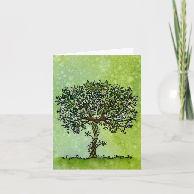 Find time for things that feel happy to be alive card (Front)