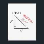 Find X Postcard<br><div class="desc">Find X</div>